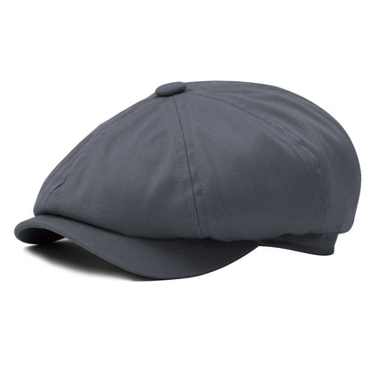 Men's Flat Ivy Cabbie Newsboy Cap Retro Casual Driving Hat Beret