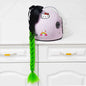 Motorcycle Helmet Braids Wig for Women Ponytail Hair Curly Pigtail Decor