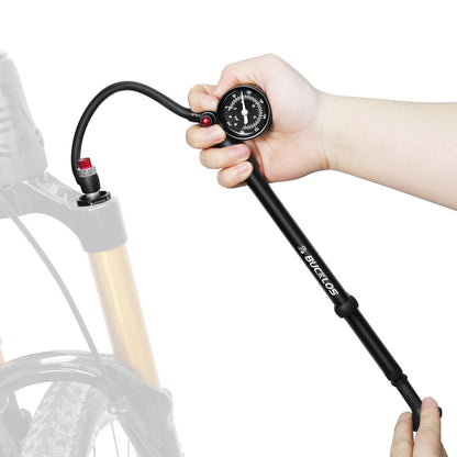 MTB Shock Pump BUCKLOS 400PSI Air Fork Suspension Pump