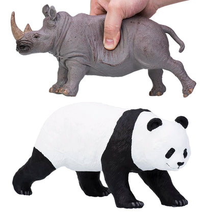 Big Size Soft Rubber Animal Action Figures for Children Educational Collection