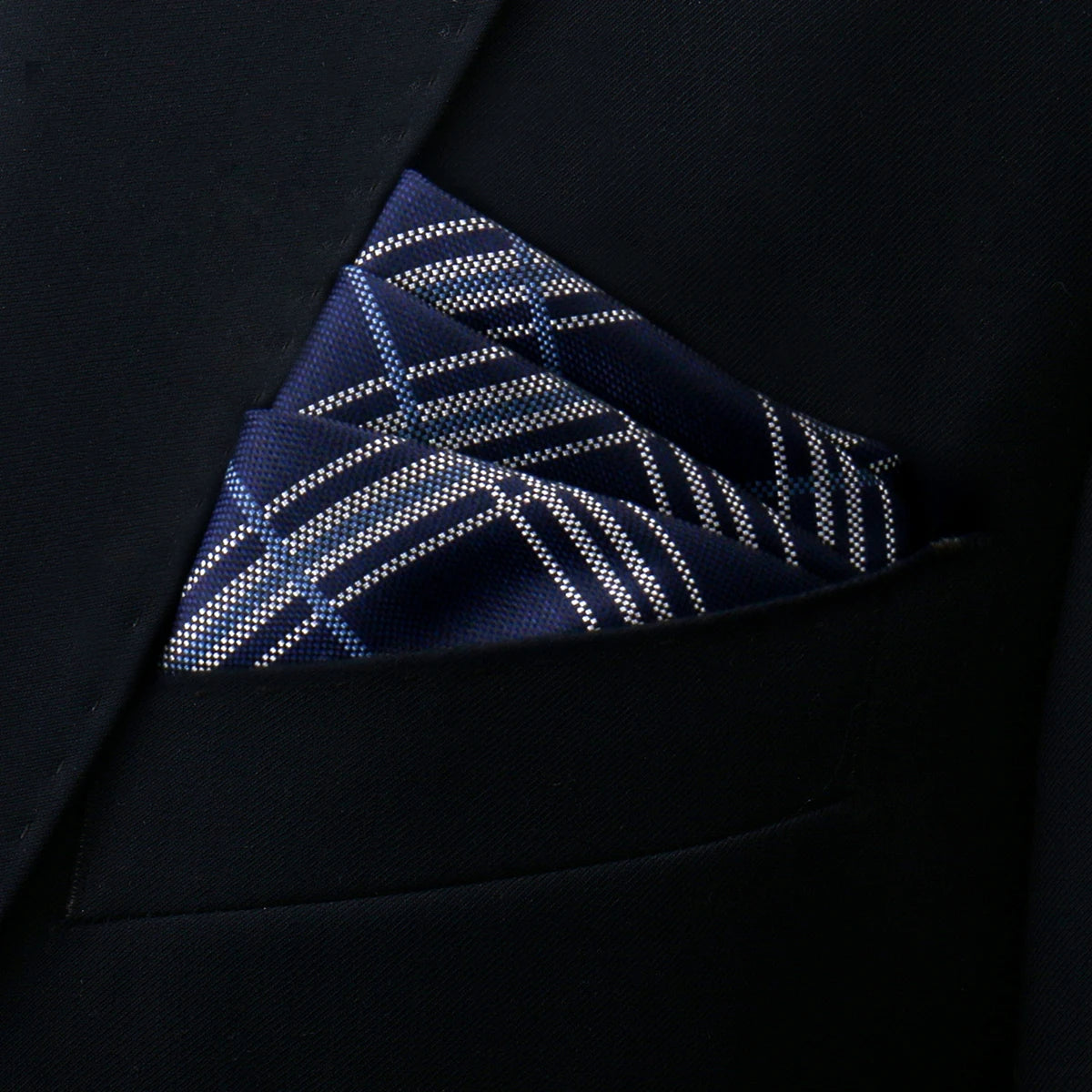 Mens Pocket Square Handkerchief Solid Satin Wedding Accessories