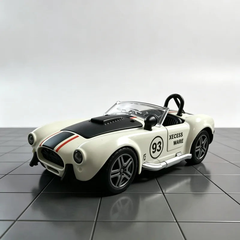 1:36 Alloy Car Model Convertible Vintage Diecast Miniature Collectible