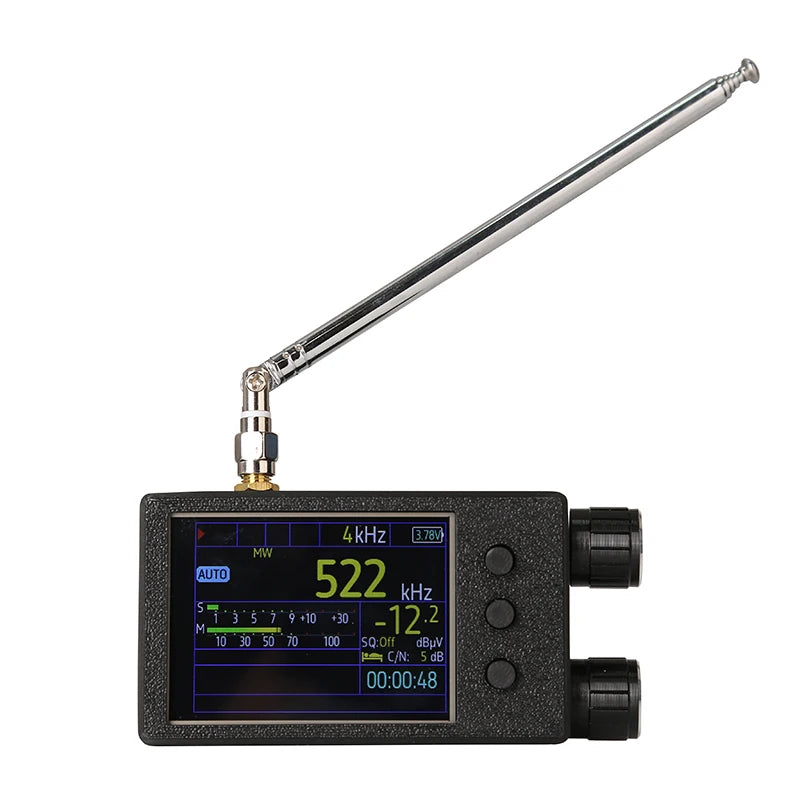 Portable Shortwave Radios TEF6686 Band Receiver 2.4 Inch Touchscreen