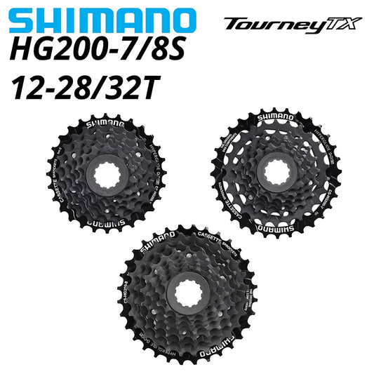Shimano CS-HG200 7/8-Speed HG Cassette 12-28T to 12-32T MTB