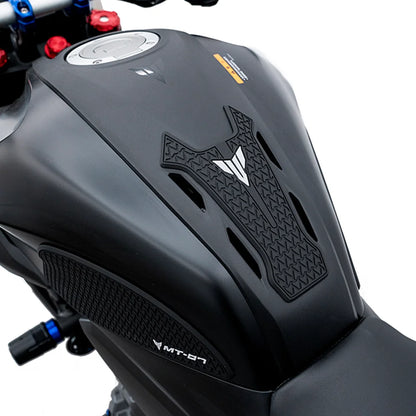 Yamaha MT-07 Side Fuel Tank Pads Rubber Protector Stickers 2024-2026