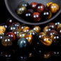 Natural Round Tiger Eye Beads for Jewelry Making DIY Bracelet 4mm