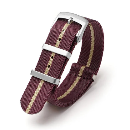 Nylon Watch Strap 24mm for Omega Seiko Mens Canvas Sport Band