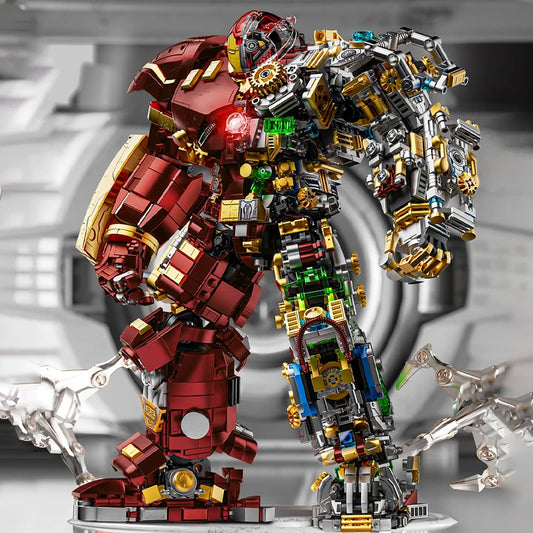 2700+PCS Iron Heroes Mech Building Set DIY Blocks Toy for Kids & Adults