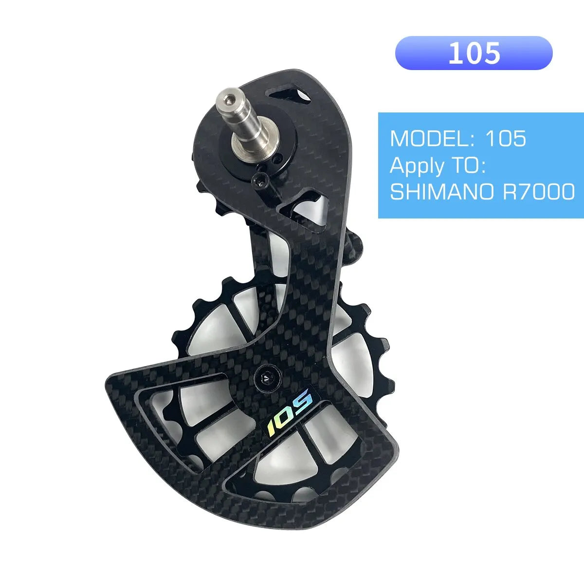 LTWOO Bicycle Ceramic Bearing Speed Carbon Fiber Pulley Wheel Rear Derailleurs Guide Wheel for Shimano 105/UT/Ultegra/DURA ACE-EXPROTAS