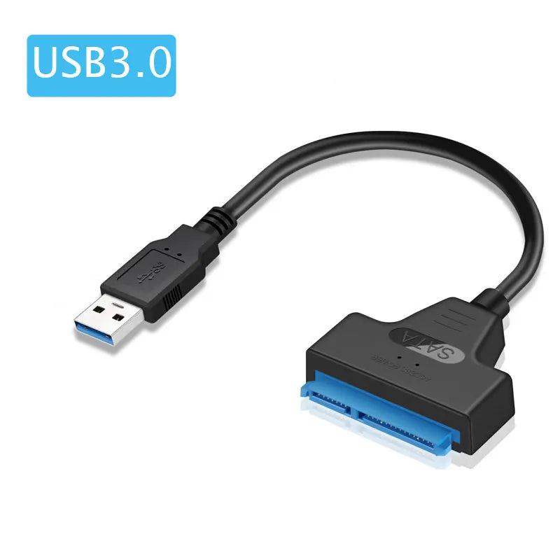 USB 3.0 to SATA Cable 2.5" HDD/SSD Adapter 6Gbps 22-Pin SATA III Cord