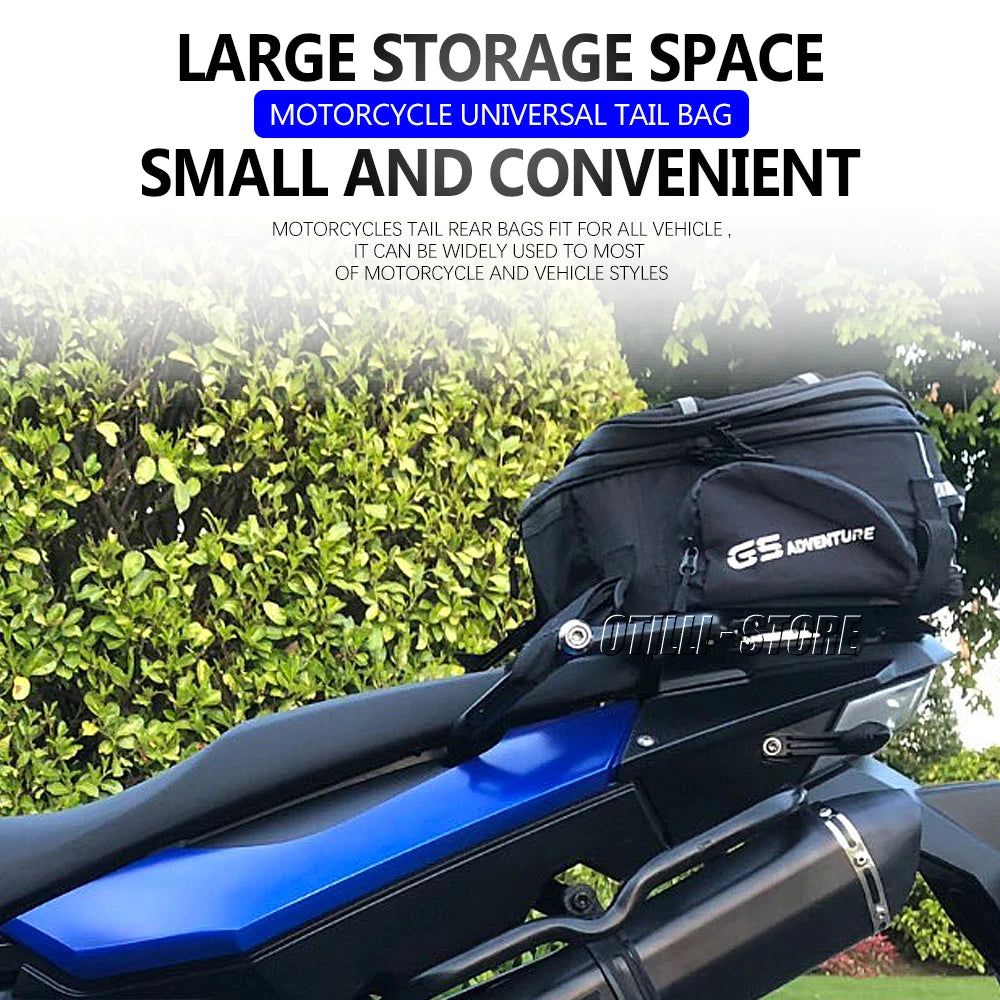 New Waterproof Motorcycle Tail Bag Multifunction Rear Seat Bag High Capacity For BMW R1200GS R1250GS LC Advenutre F850GS F750GS-EXPROTAS