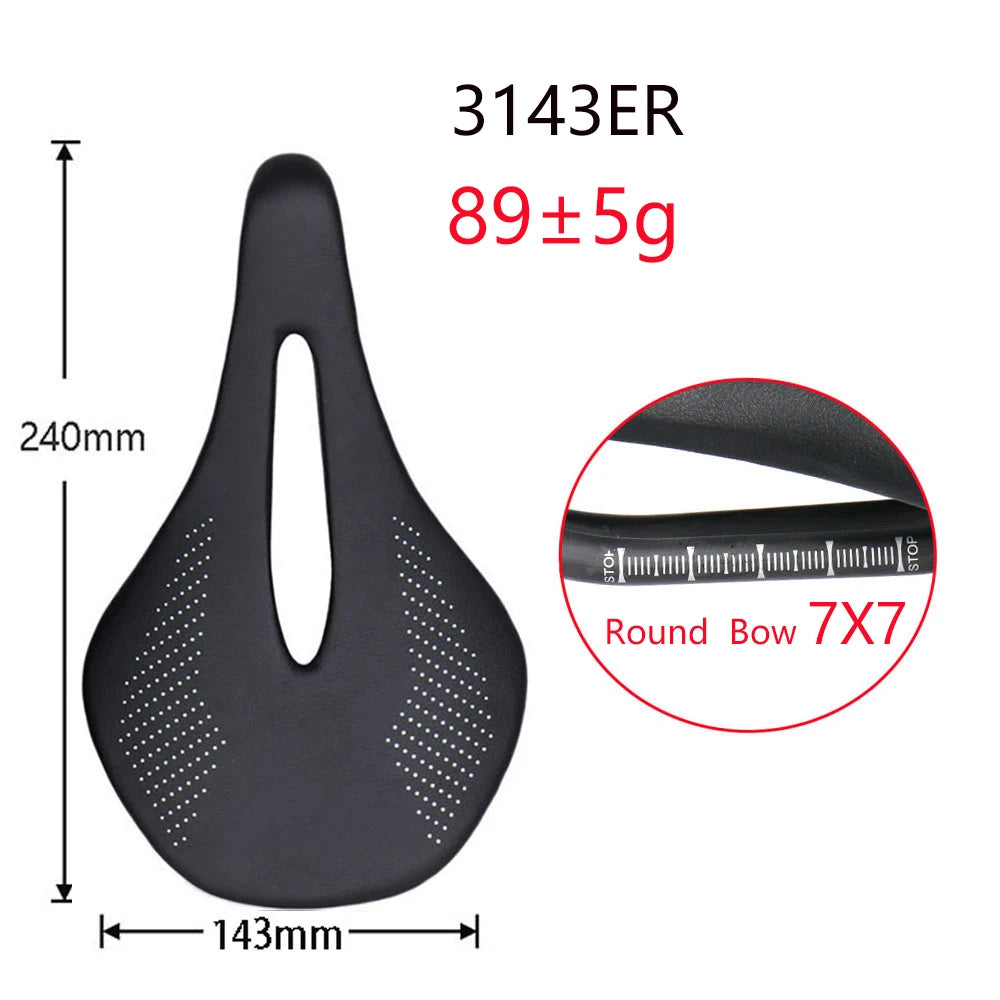 96g Bike Saddle Light Carbon Full Seat MTB Road Cycling 143/155mm