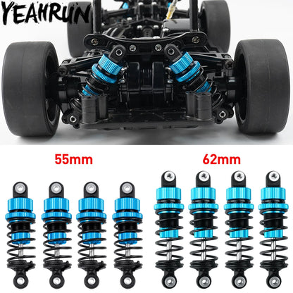 4PCS RC Shock Absorber Alloy Oil Dampers for Tamiya TT02 1/10 Car Parts