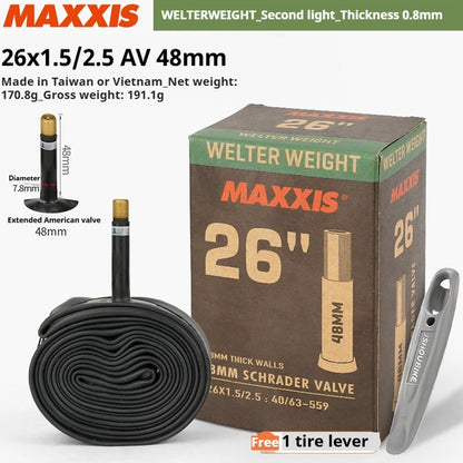Bicycle Inner Tube MAXXIS 20-29 Inch 700C Presta Schrader MTB Road