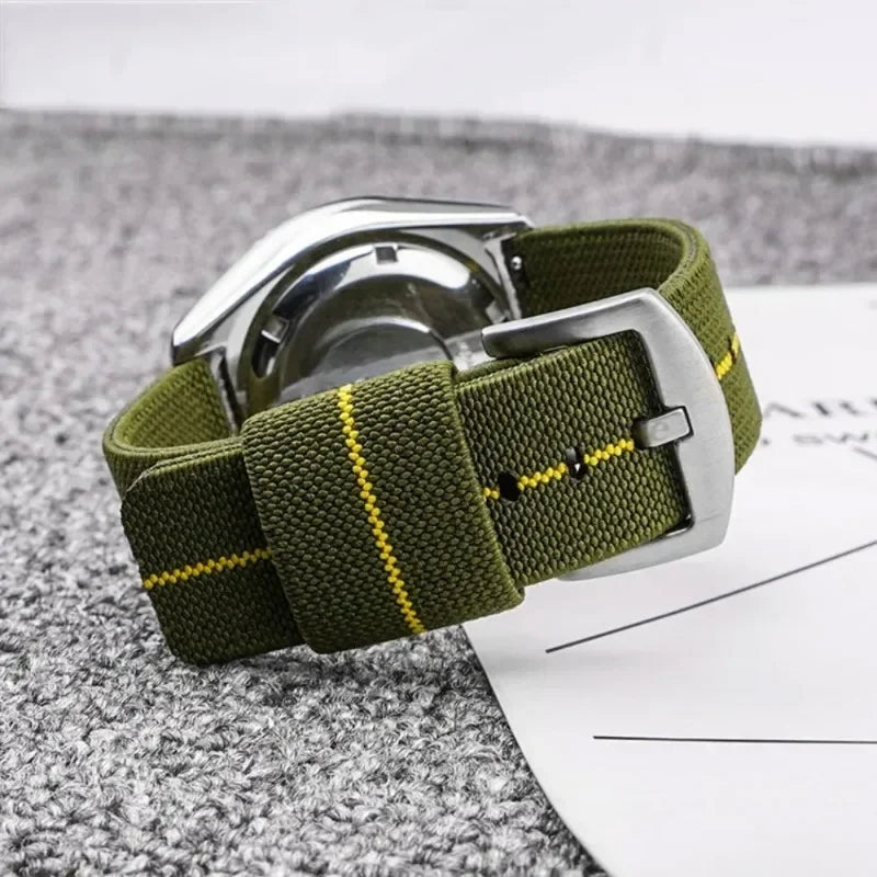 Nylon Watch Strap 18mm 20mm 22mm 24mm Quick Release Woven Sport Band