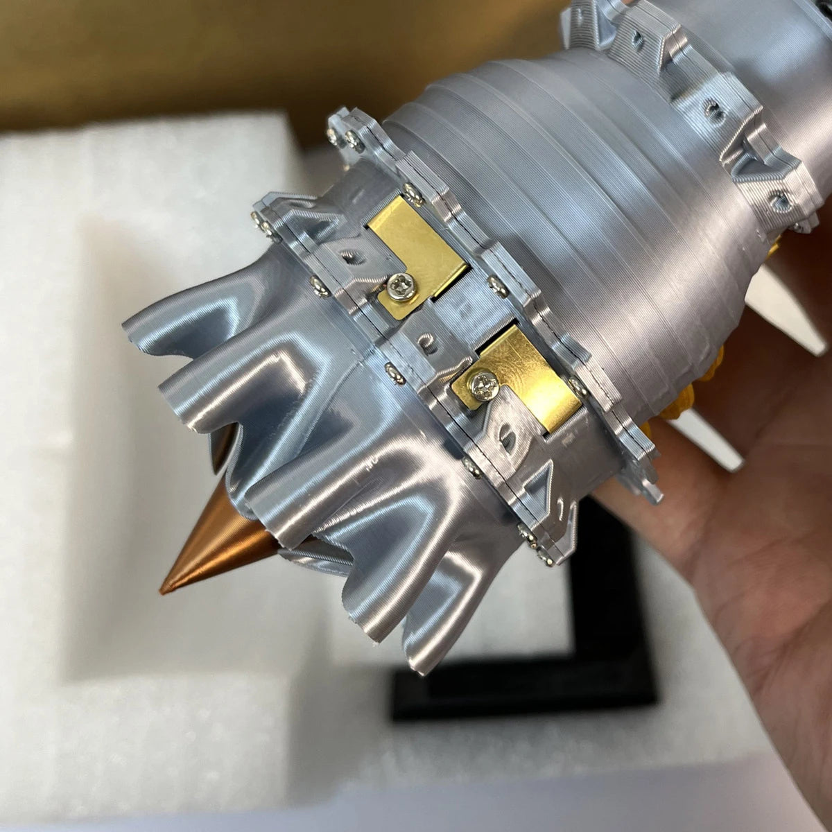 TR900 Turbofan Engine Model Aircraft Engine Kit Turbojet Engine Model Adult Gift Mechanical Science Education Toy-EXPROTAS