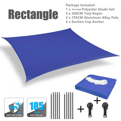 Awning Waterproof Tarp Tent Shade Outdoor Camping Car Awning Side Pergola Car Tail Tent Canopy For Campervan Motorhome Suv-EXPROTAS