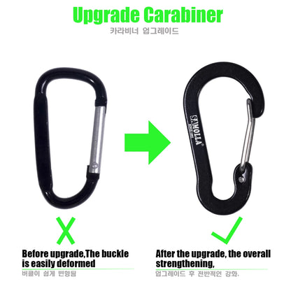 Magnetic Net Release Holder w/ Lanyard Fly Fishing Tool Carabiner Clip