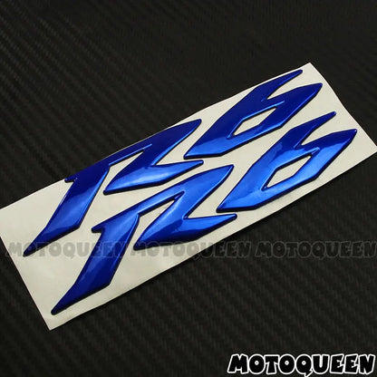 For YZF R6 YZF6000 Stickers Motorcycle 3D Chrome Reflective Decals Tank Pad Shell Body Wind  Fairing Pvc-EXPROTAS