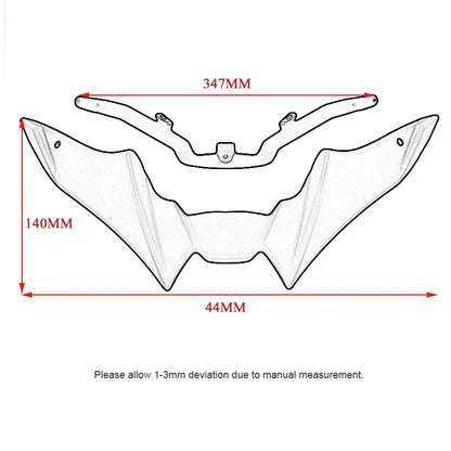 Fit YAMAHA MT-09 MT09 MT 09 SP 2021-2023 Front Fender Beak Nose Cone Extension Cover