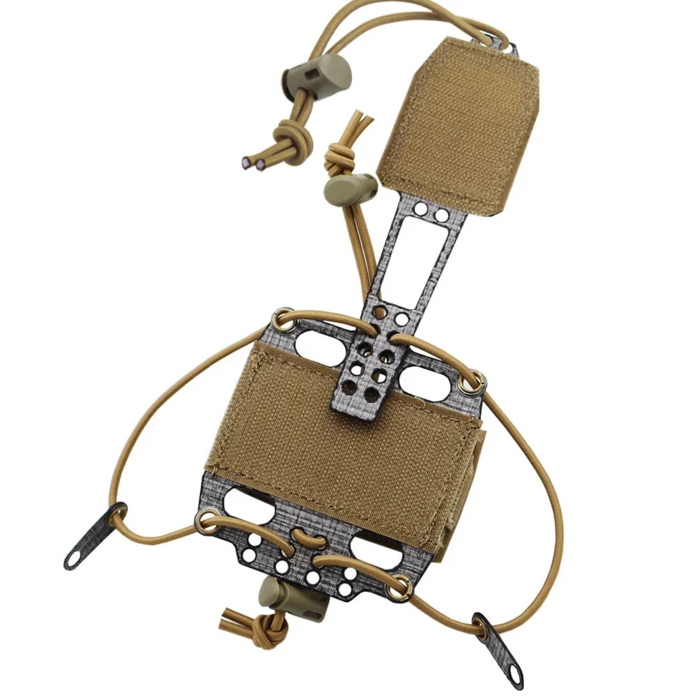 FERRO-Style PVS-31 Battery Case Pouch, Sport Helmet Retention System Outdoor Accessories for Men