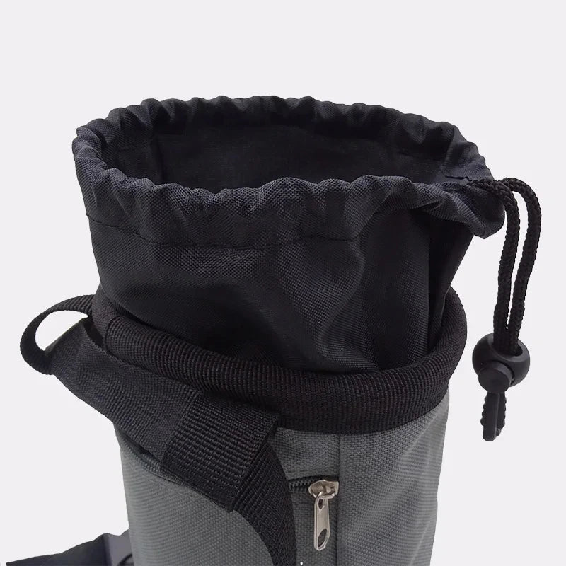 Rock Climbing Chalk Bag Magnesia Pouch with Waterproof Pocket