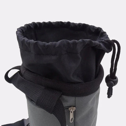 Rock Climbing Chalk Bag Magnesia Pouch with Waterproof Pocket