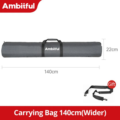 AMBITFUL TB PRO Tripod Bag 50–140cm Padded Carry Case w/ Shoulder Strap