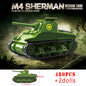 WW2 German Panzer I Tank Building Blocks Military Armoured Brick Toy Set