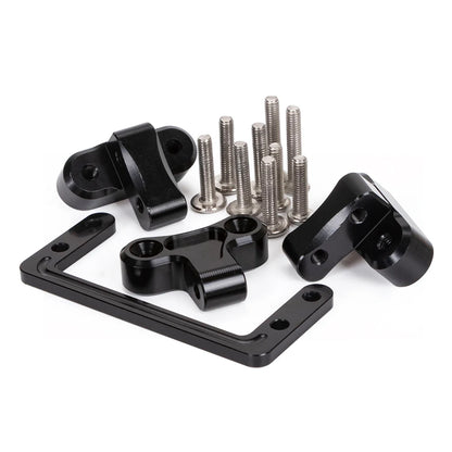 Carbon Fibre LCG Chassis Kit Rails V2 Skid 1/10 RC Crawler SCX10 III