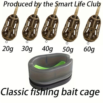 Carp Fishing Feeder Kit Bait Launcher Moulds Groundbait Dispenser Tool