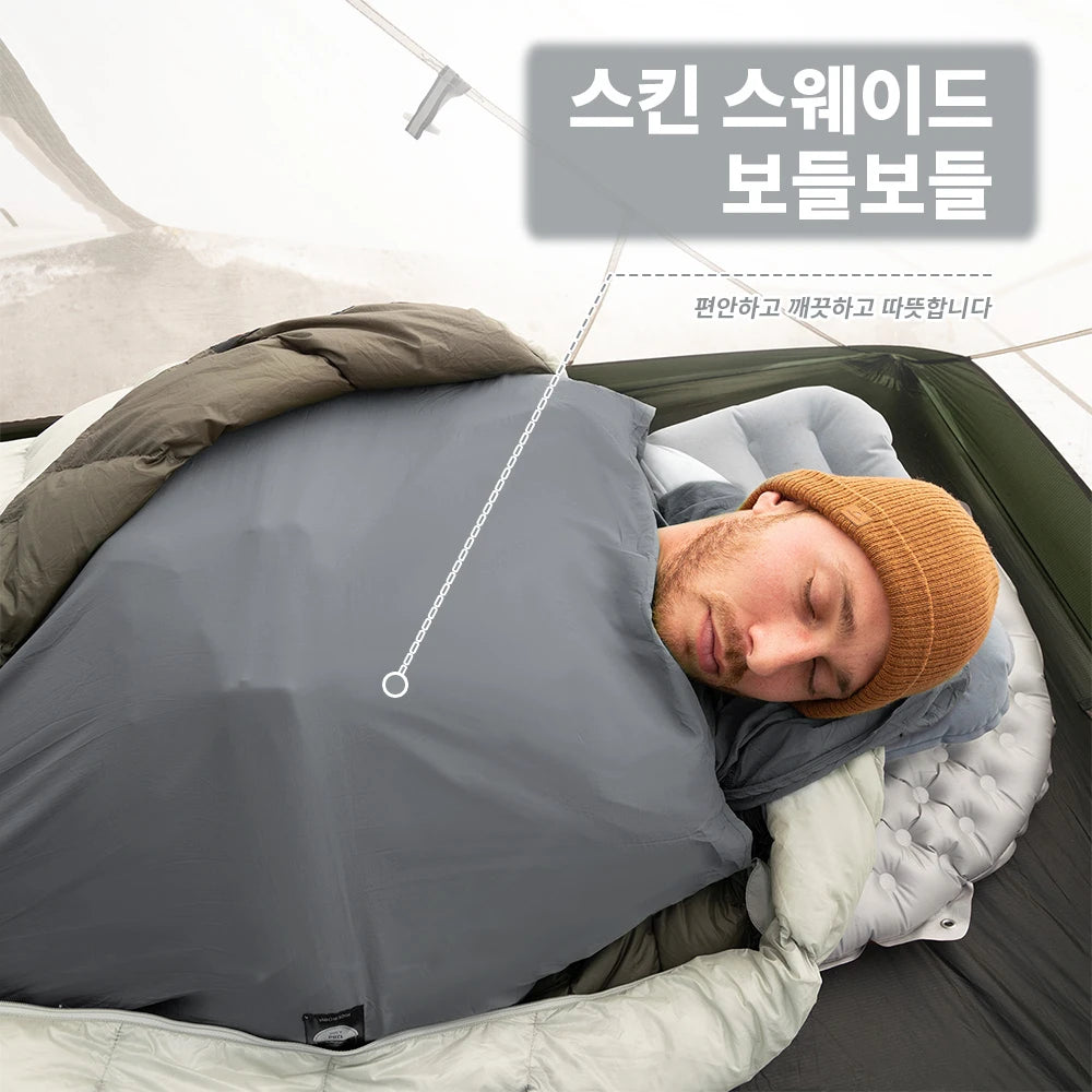 Naturehike Camping Sleeping Bag Liner Single Sleeping Bag Liner Mummy Sleeping Bag Liner Ultralight Portable Sleeping Bag Liner-EXPROTAS
