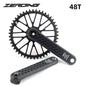 ZEROING Road Folding Bicycle Crankset 10/11/12speed Single Chainring 40/42/44/46/48T With Bracket Bottom BSA For Gravel Bike-EXPROTAS