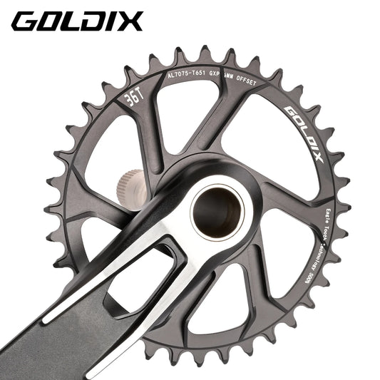 GOLDIX Narrow Wide Chainring SRAM 3-Bolt Direct Mount 0/3/6mm Offset MTB - EXPROTAS