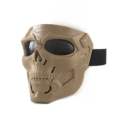Motorcycle Skull Mask Goggles Windproof Outdoor Riding Glasses Tactical