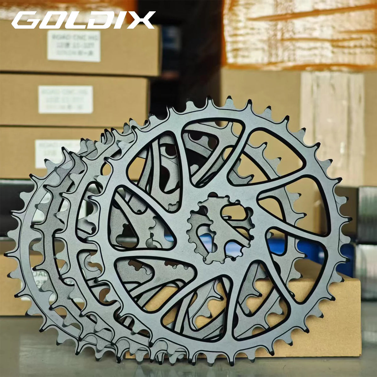 Goldix 0mm Offset Chainring Direct Mount Narrow Wide 34T 36T 38T 40T SRAM