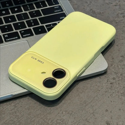 Liquid Silicone MagSafe Case for iPhone 12-17 Air Pro Max Glass Window Cover