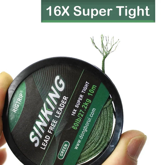 10m Carp Lead-Free Braided Leader Material for Rig Making - EXPROTAS