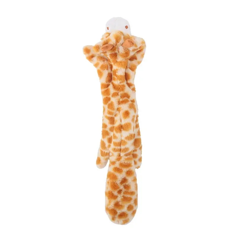 No Stuffing Dog Toy Plush Squeaky Animal Chew Toy for Pets Crinkle