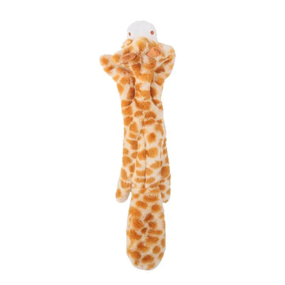 No Stuffing Dog Toy Plush Squeaky Animal Chew Toy for Pets Crinkle