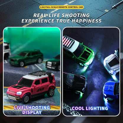 Mini Alloy 1/64 Remote Control Car 60 Minutes Kids Toy Convenient Carry