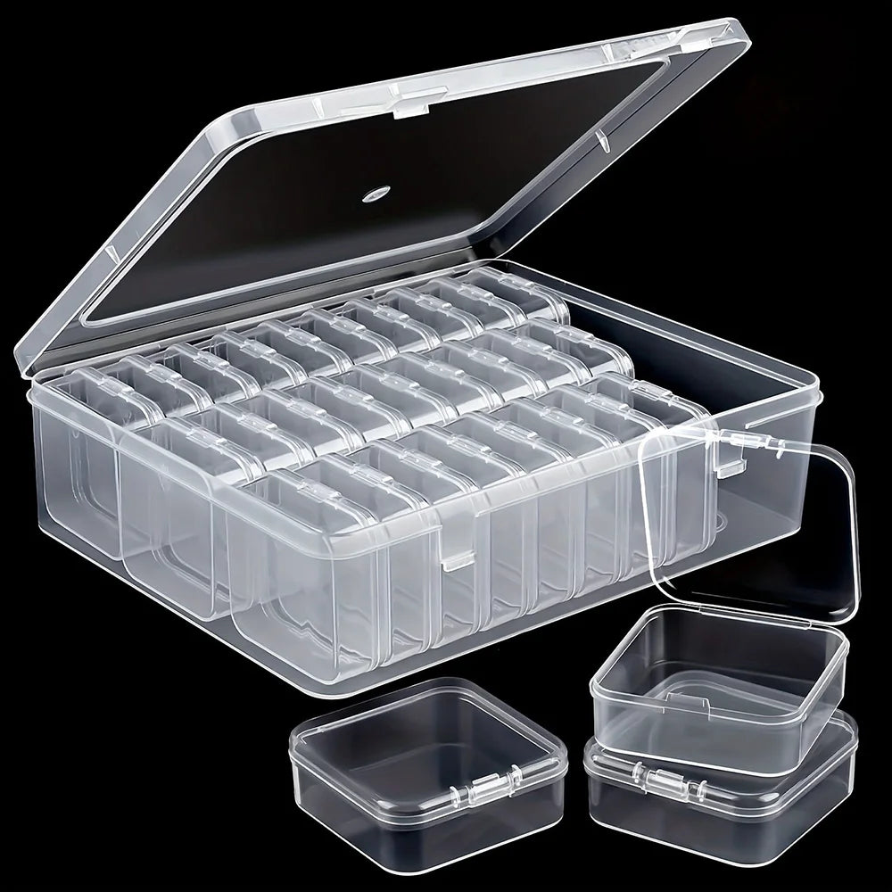Storage Box for DIY Diamond Painting Nail Art Rhinestone Organizer 10 Grids