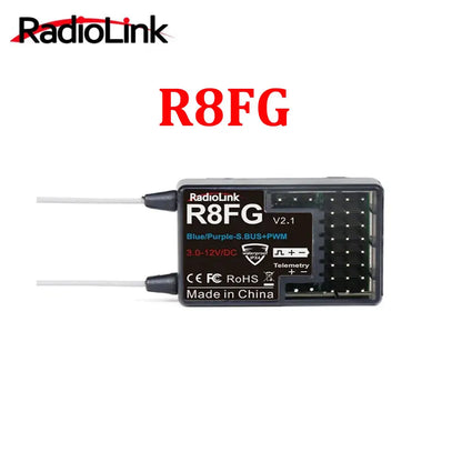 Radiolink 2.4GH R8FG R4FGM R6FG R6F Receiver Gyro for RC Car Boat Work for Transmitter RC4GS RC6GS T8FB T8S RC8X-EXPROTAS