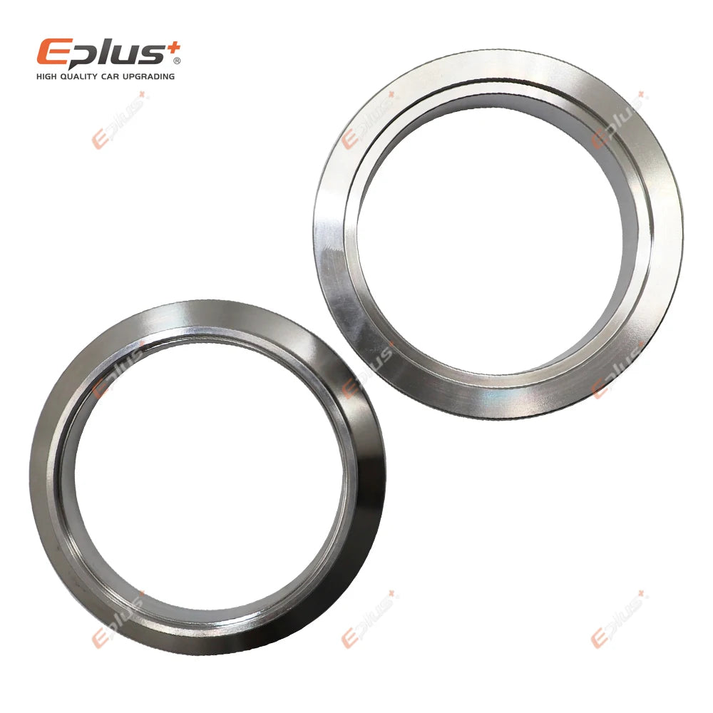 Eplus Car 304 Stainless Steel V Band Clamp Turbo Exhaust Pipe Vband Clamp Male Female Flange V Clamp Kits Universal-EXPROTAS