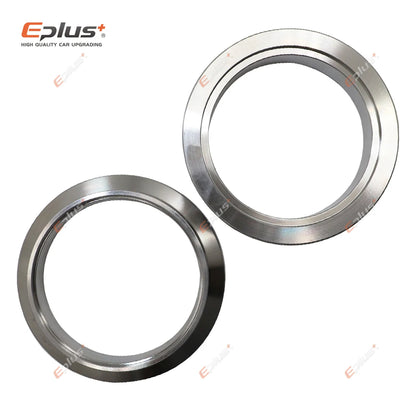 Eplus Car 304 Stainless Steel V Band Clamp Turbo Exhaust Pipe Vband Clamp Male Female Flange V Clamp Kits Universal-EXPROTAS
