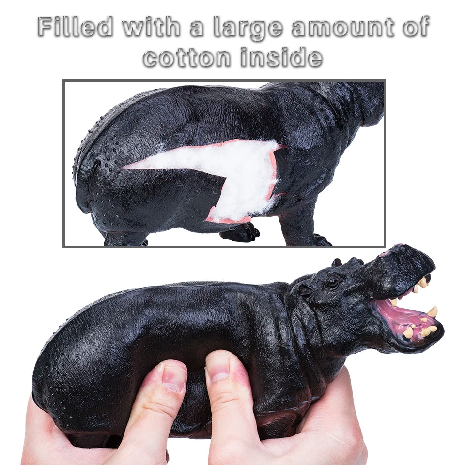 Big Size Soft Rubber Animal Action Figures for Children Educational Collection