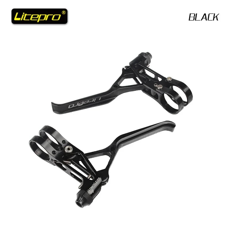 LP Litepro Ultralight CNC Folding Bike V-Brake Lever 64g for Road Small Wheel