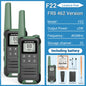 2Pcs Walkie Talkie Baofeng F22 Long Range PMR446 2-Way Radio for Camping