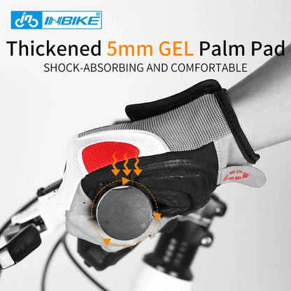 Half Finger Cycling Gloves Shockproof Gel Pad for MTB Gym Fitness