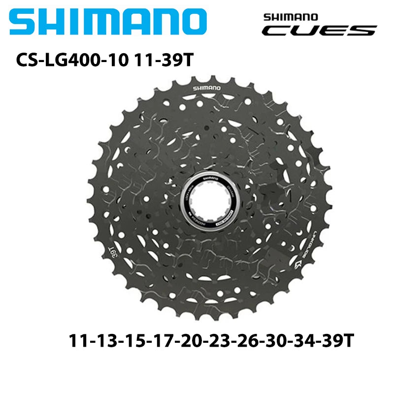 Shimano CUES Linkglide 10-Speed Cassette CS-LG300-10 / CS-LG400-10 11-39T to 11-48T